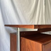 Scandinavian desk in wood and metal by Cees Braakman - Pastoe, design 1970