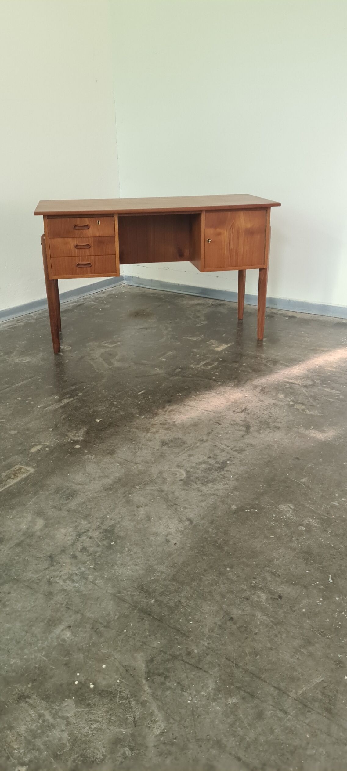 Vintage teak writting desk