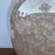 Iridescent Charolles earthenware round vase from the 1980s.