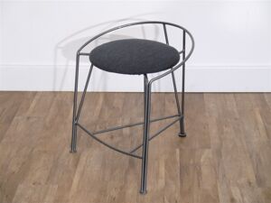 Tabouret lune d'argent