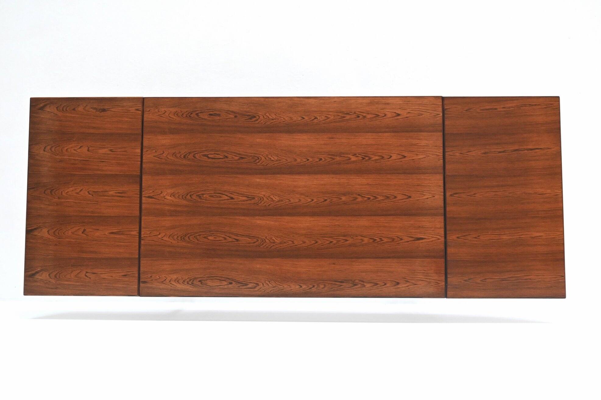 Niels Otto Moller large extendable dining table in rosewood Denmark 1960
