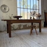 Country farmhouse table in solid beech and oak 2.5m XL