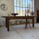 Country farmhouse table in solid beech and oak 2.5m XL