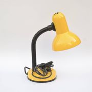 Small yellow metal desk lamp - new in its box - 1990