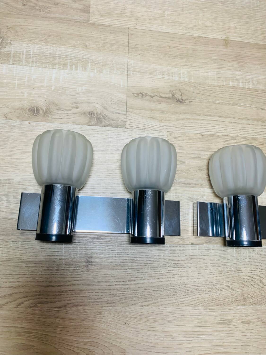 Pair of 70s wall lights