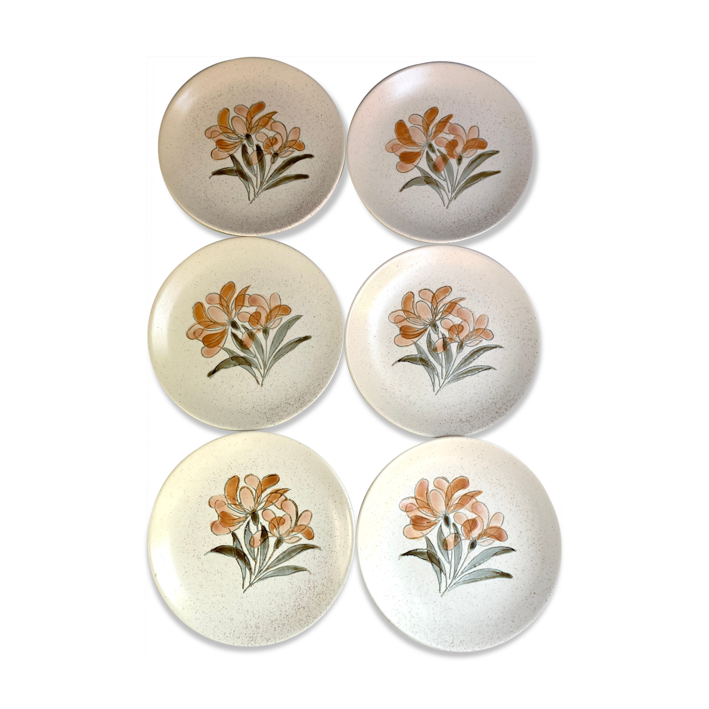 Vintage dessert plates St Amand