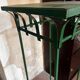 Metal and wood console table