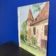 Vintage turret watercolor signed