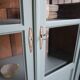Renovated antique display cabinet
