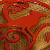 Enameled cast iron trivet