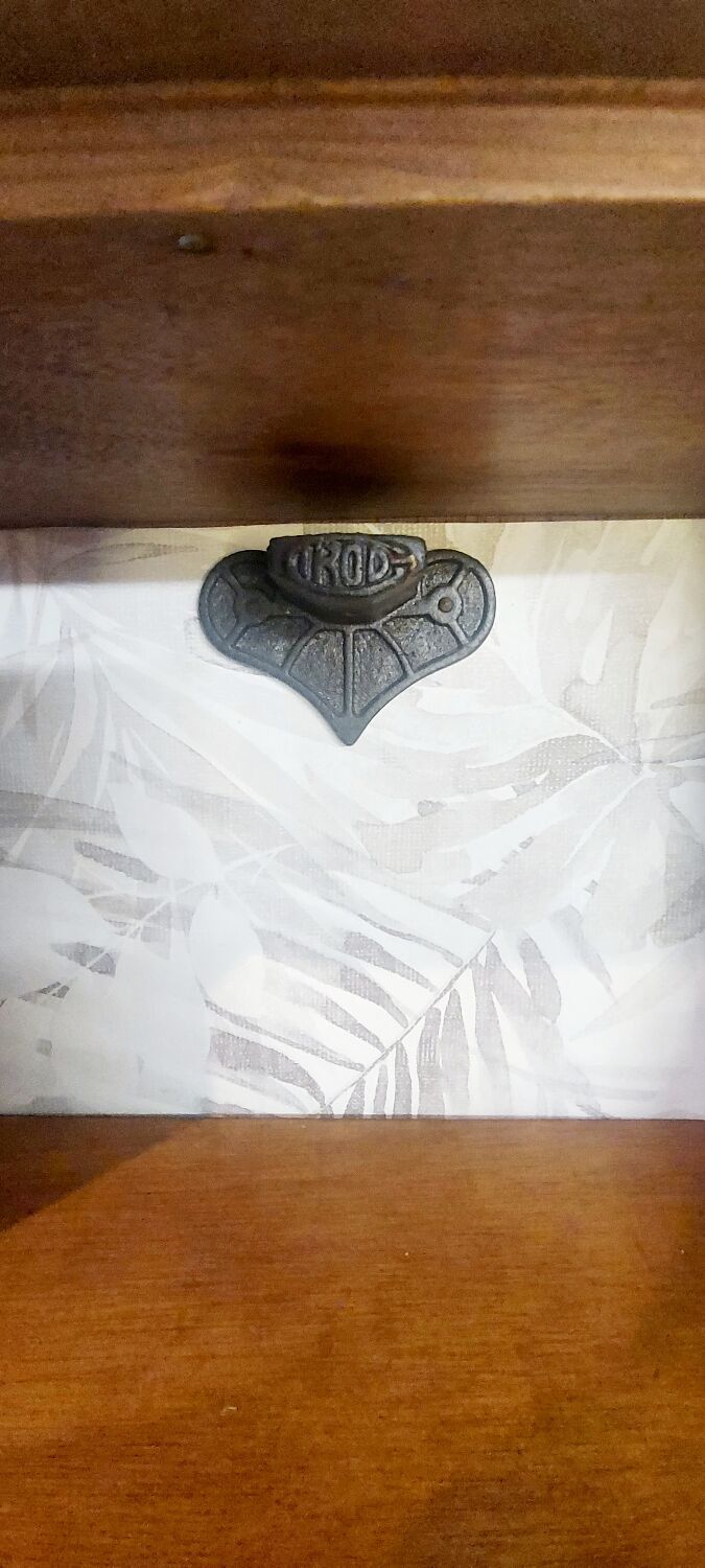 Art Deco kitchen storage cabinet