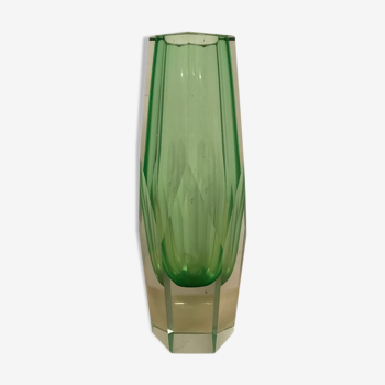 Vase diamant Murano 1970