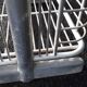 Art Deco shelf, aluminum