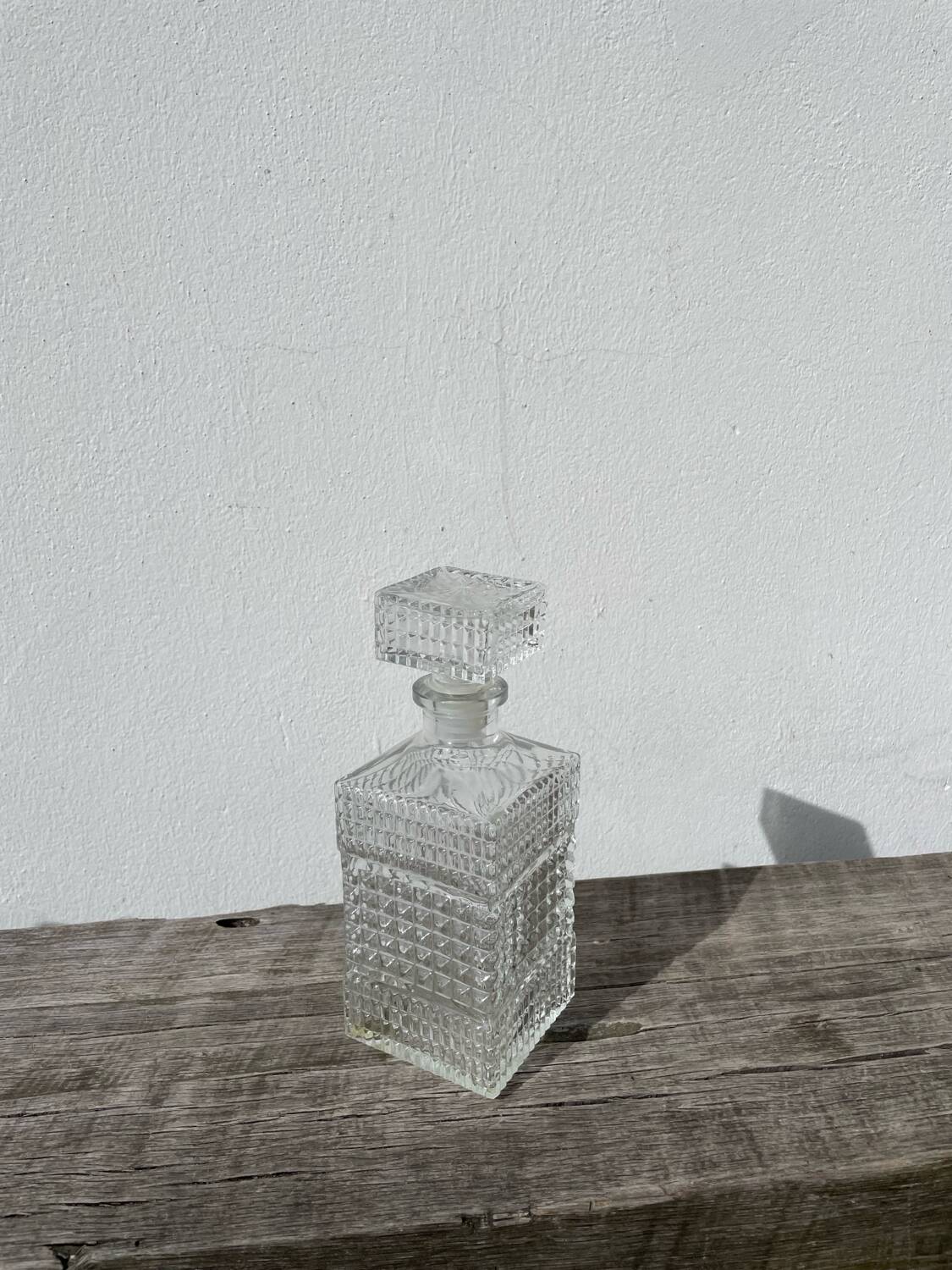 Clear Glass Whiskey Decanter