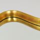 Golden wooden mirror in the style of Gio Ponti by Max Welz, Vienna, Austria, 1940s.