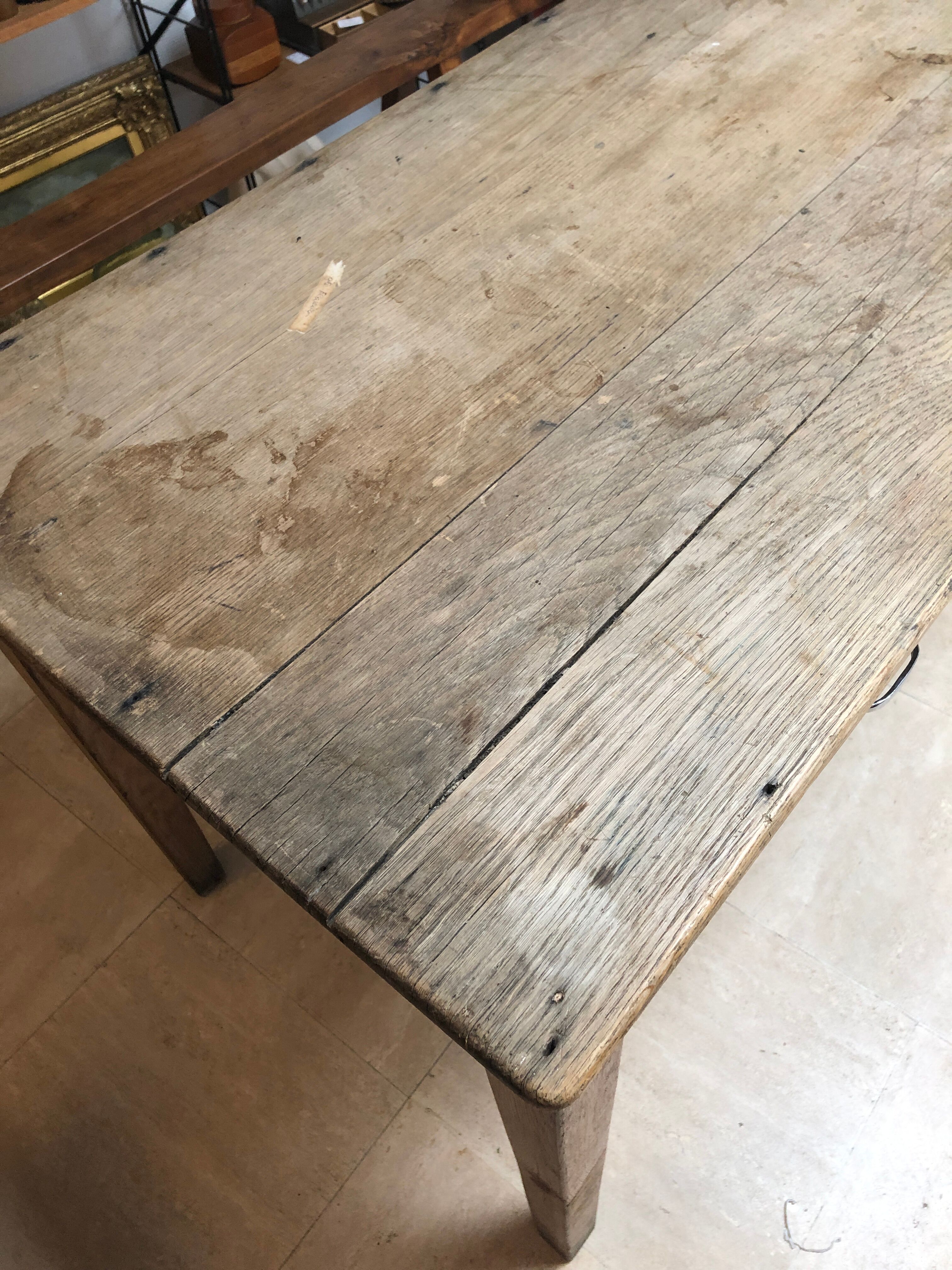 Table de ferme rustique, 1950