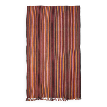 Striped Vintage Flatweave Carpet
