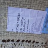 Moroccan berber carpet off-white.