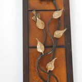 Vintage 1970s flower wall decoration