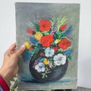 Flower bouquet painting
