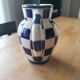Pichet a eau damier bleu et blanc