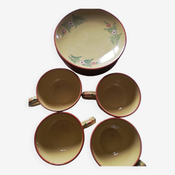 Montagnon earthenware tableware set