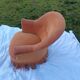 3 fauteuils crapauds vintage