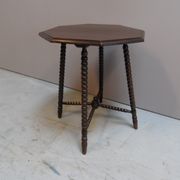 Table d’appoint Bobin en chêne vintage