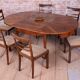 Art Deco Chairs in Walnut, Czech, 1920s, Set of 6