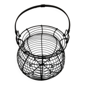 Old metal egg basket