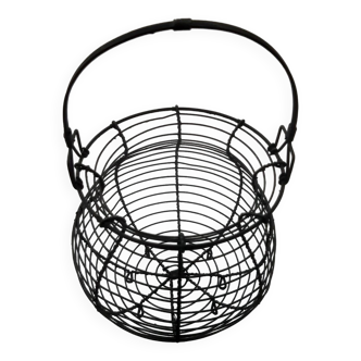 Old metal egg basket