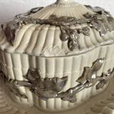 Antique Villeroy & Boch butter or sugar dish, late 19th century