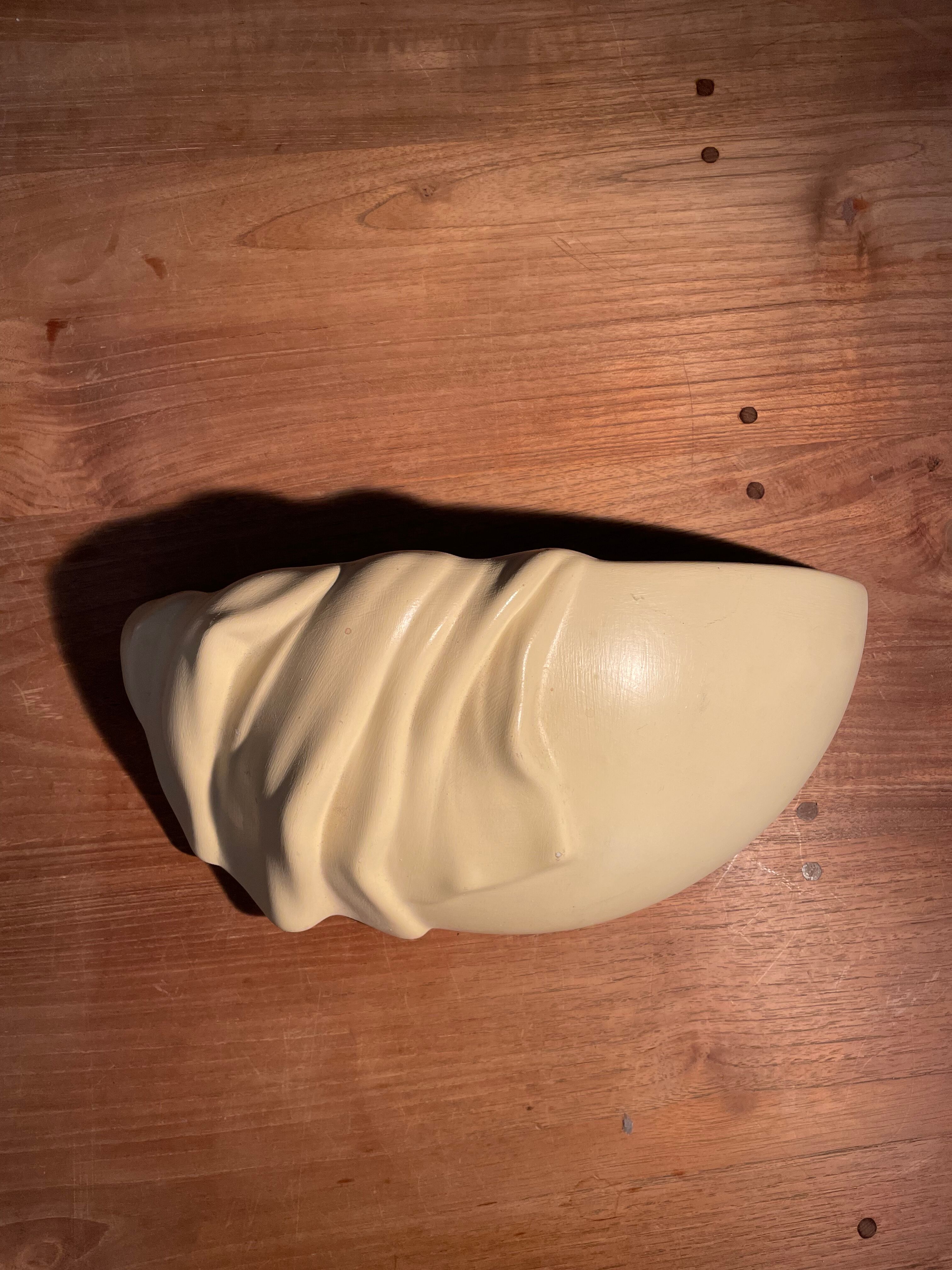 Pair of wall lamp painted plaster classiqus style