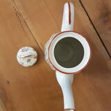 Flowered teapot porcelain limoges