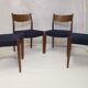 Set de 4 chaises en teck Cees Braakman pour Pastoe 1960.