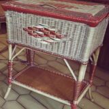 Rattan sewing bakset