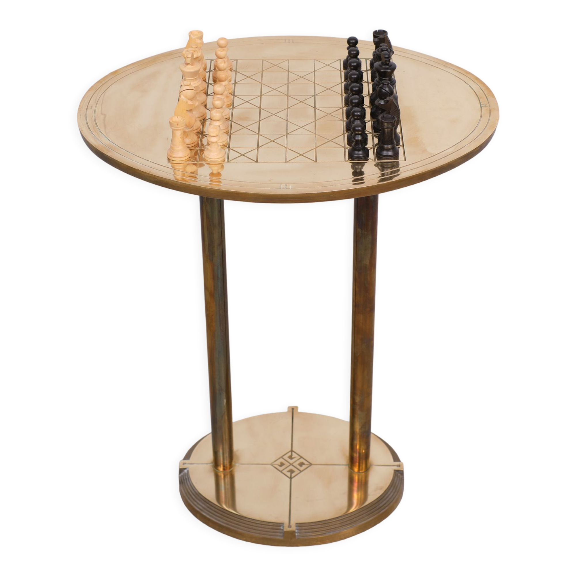 Solid Brass Chest Table Peter Ghyczy, 1970s