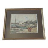 Tableau ancien du peintre Robert Laroche