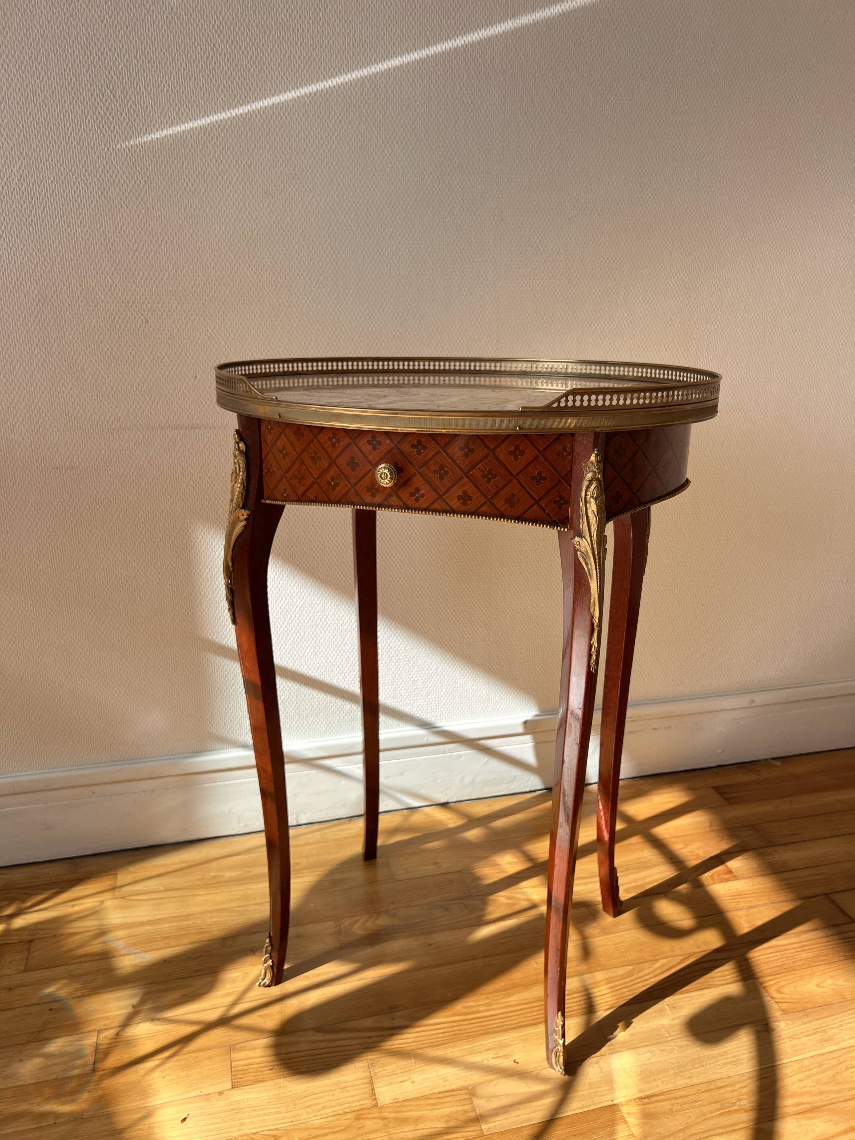 Bouillotte Table Louis XVI - Late 19th Century