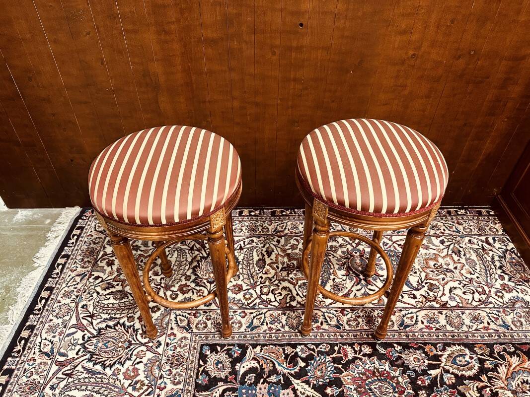 Ensemble de tabourets de bar Art Déco