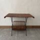 Wicker magazine rack