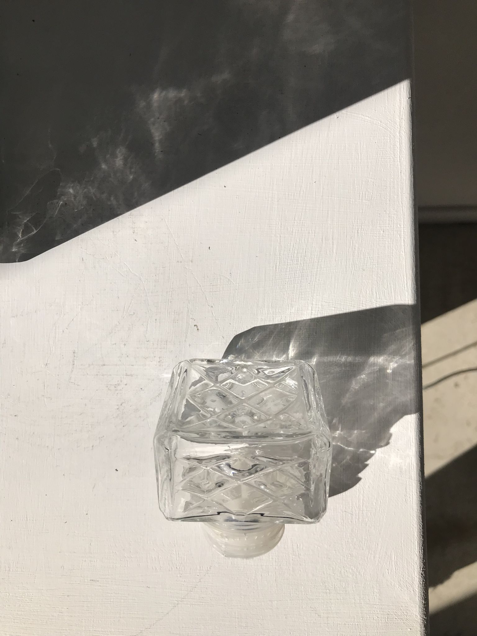 Carafe à whisky en verre