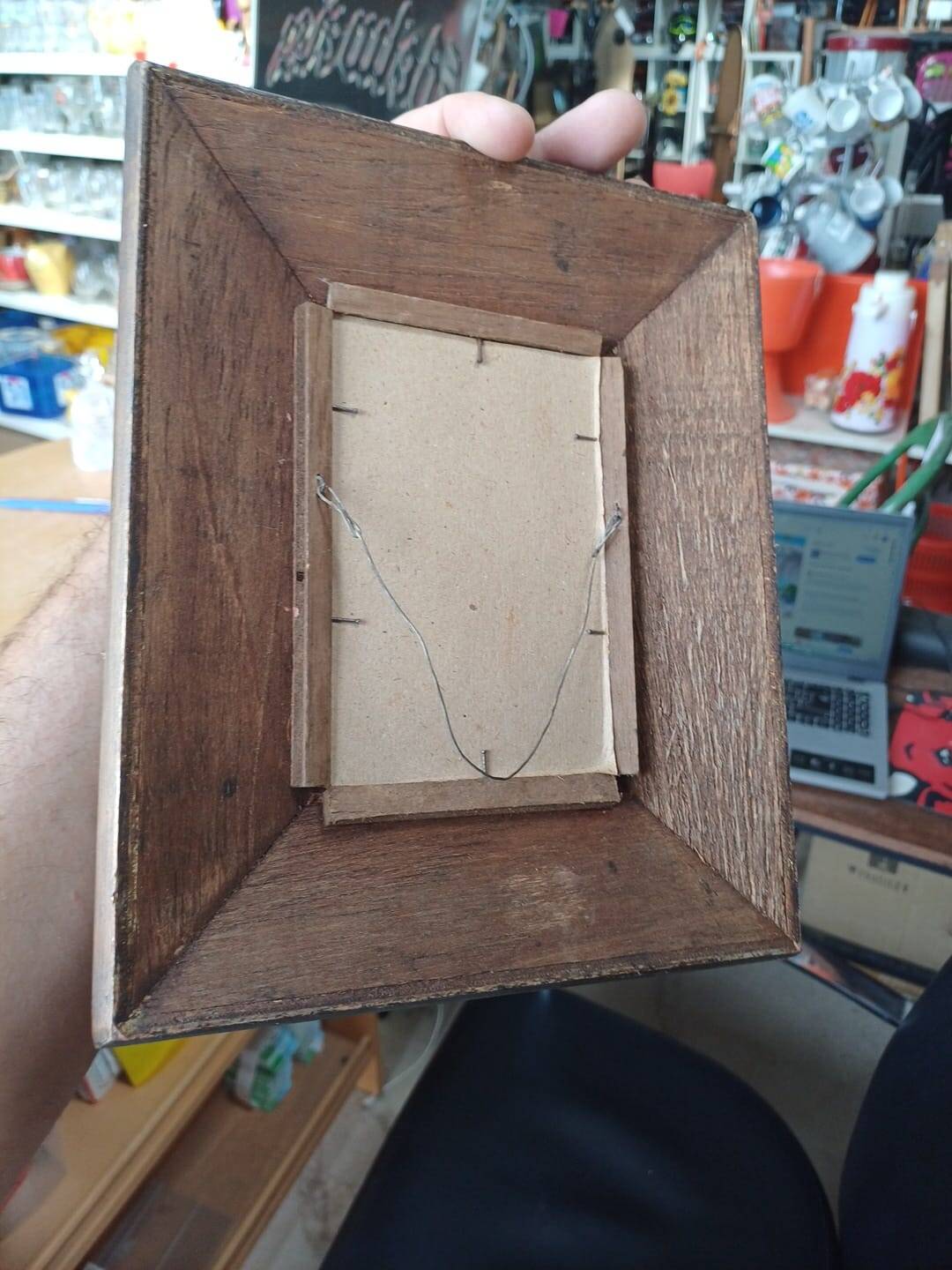 mirror frame and glass painting