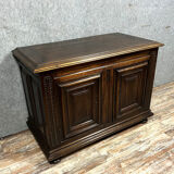 Sideboard has function as a Louis XIV period chest in solid walnut