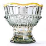 Bohemian crystal vase Maison Moser 20th century
