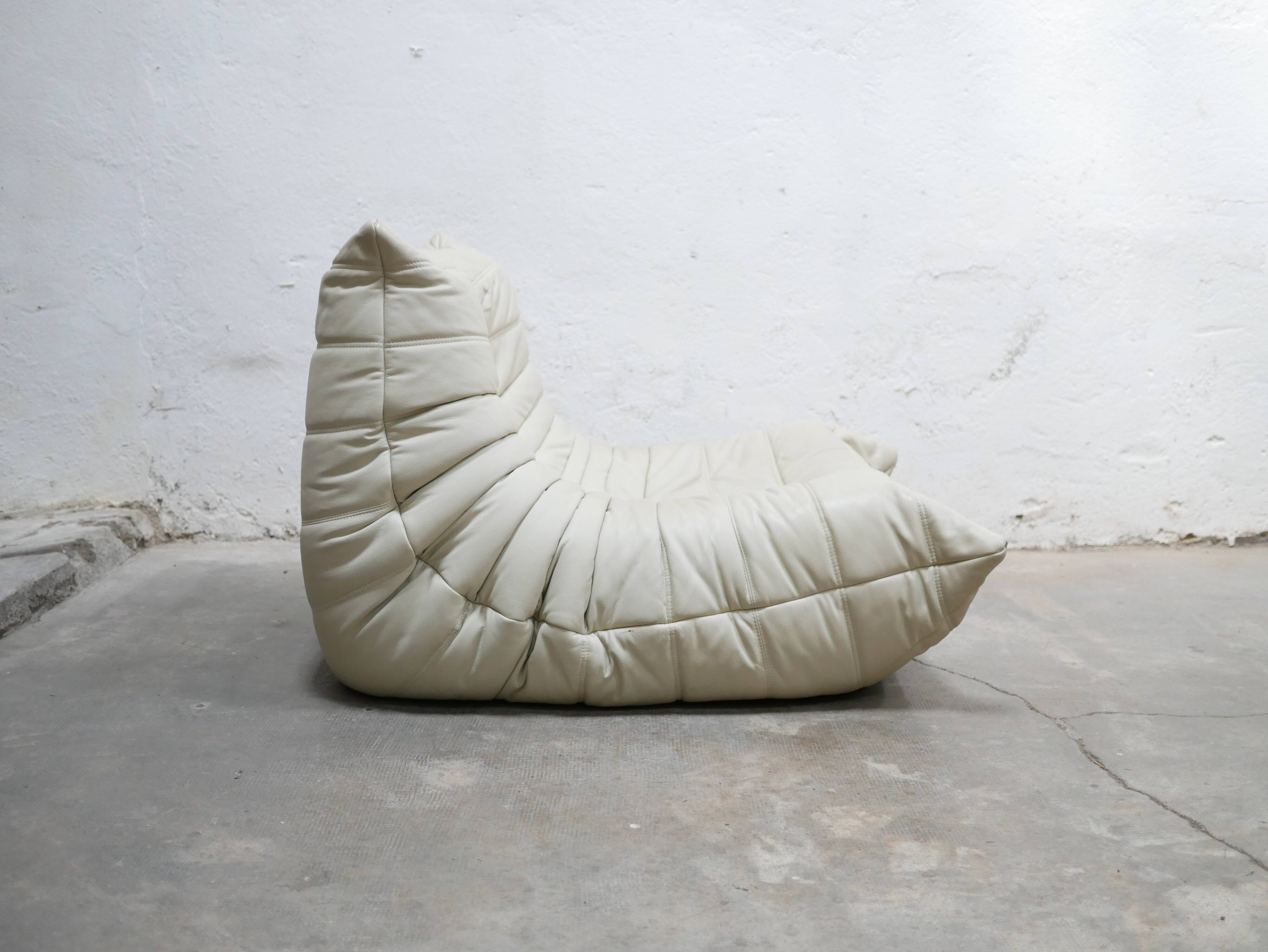 Togo leather chair by Michel Ducaroy for Ligne Roset