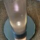 Spiral column lamp in polished stainless steel Thierry Vidé