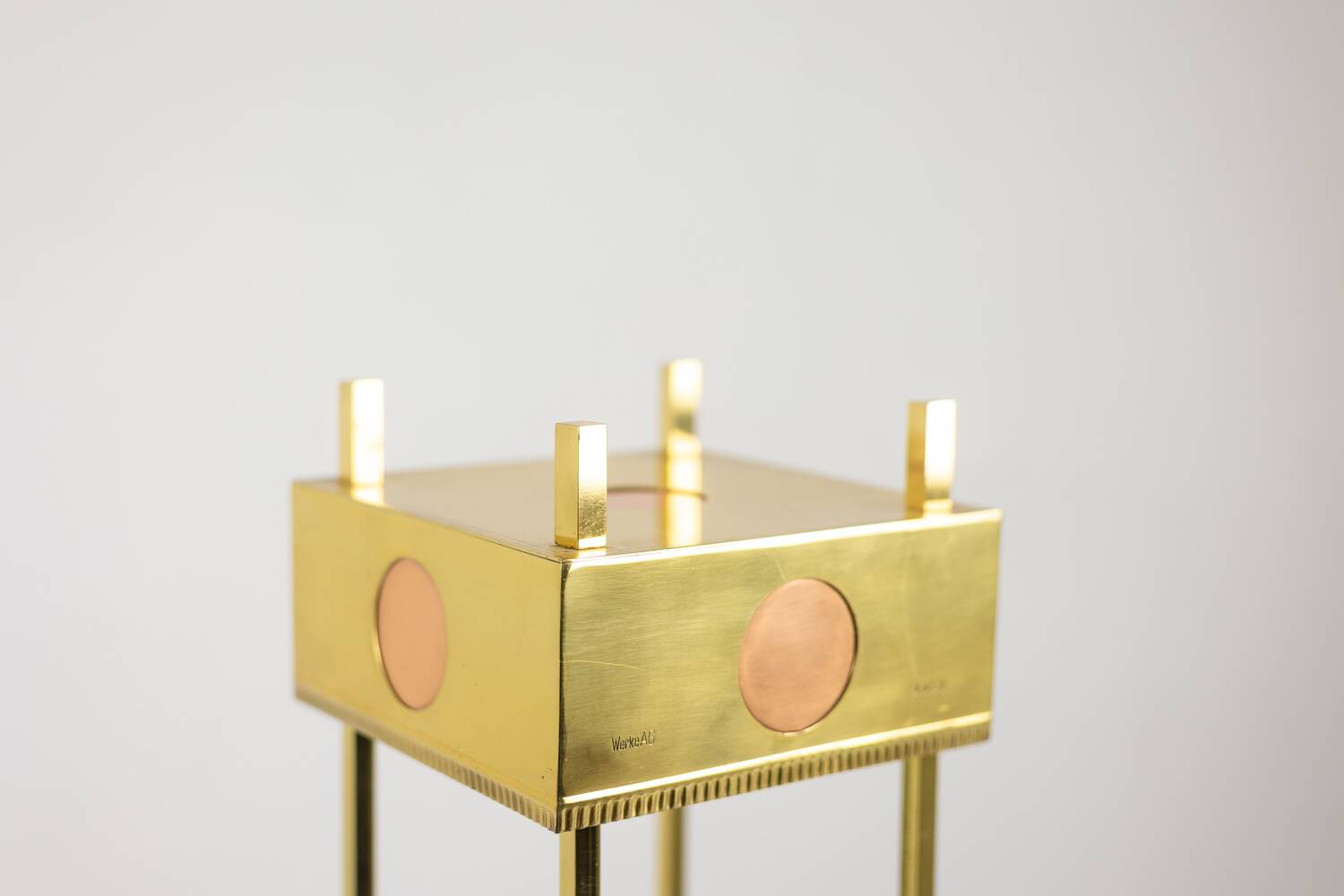 Lamp in gilded brass and copper, Olympic Games of 1936