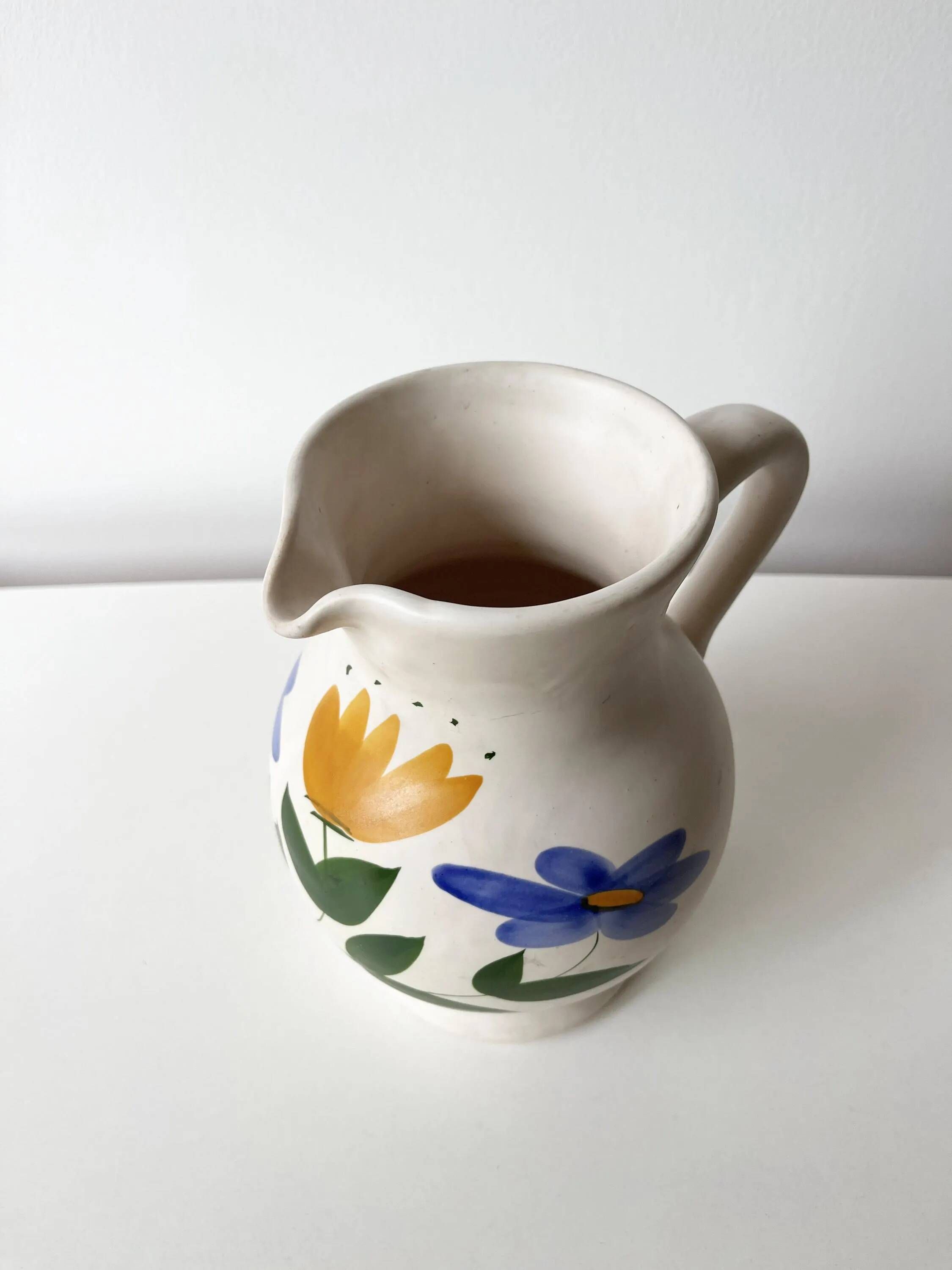 Ceramic carafe or jug 1960 Marais Pottery