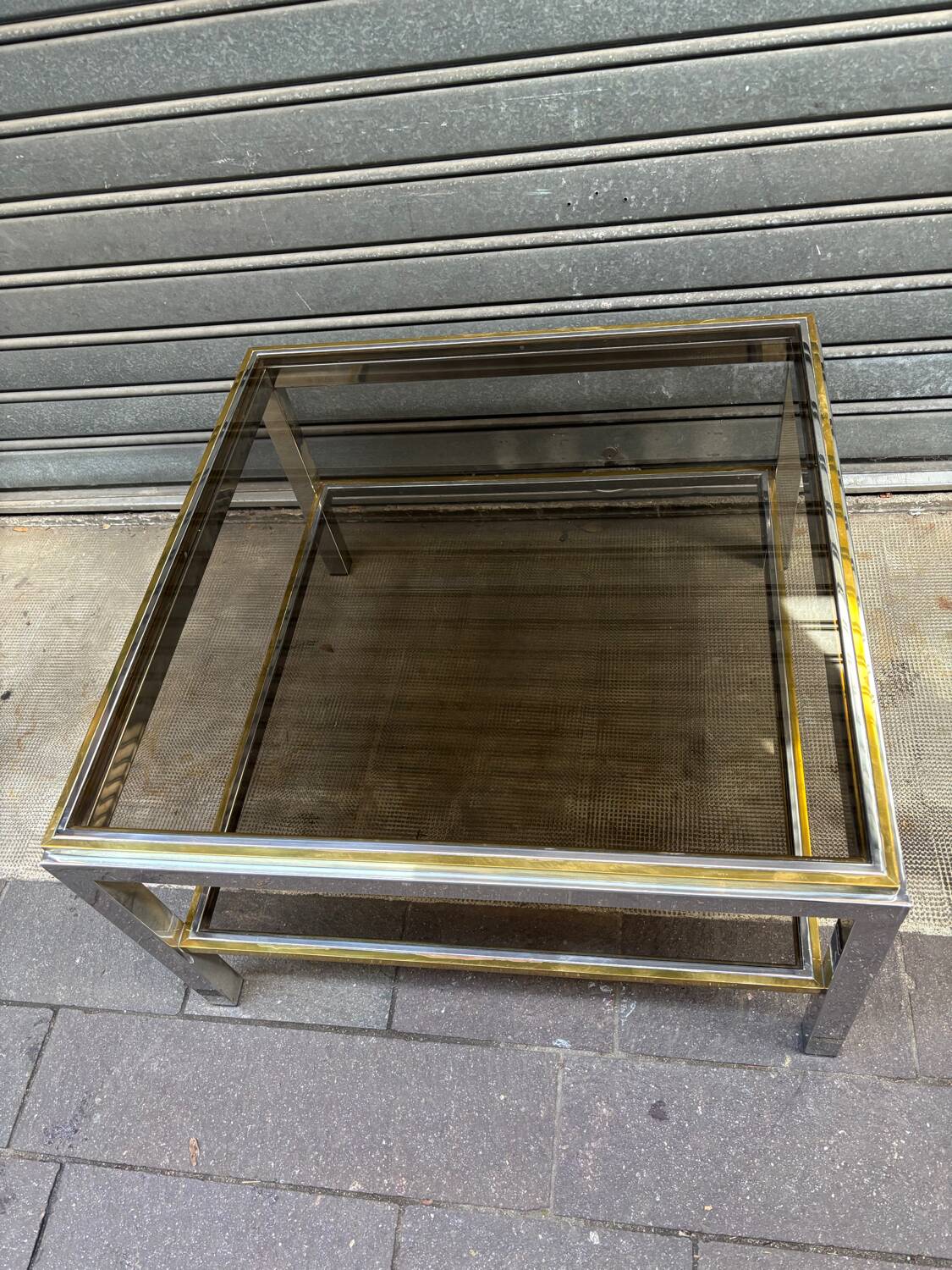 Square coffee table from the 70s